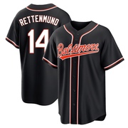 Black Replica Merv Rettenmund Men's Baltimore Orioles Fashion Out Jersey