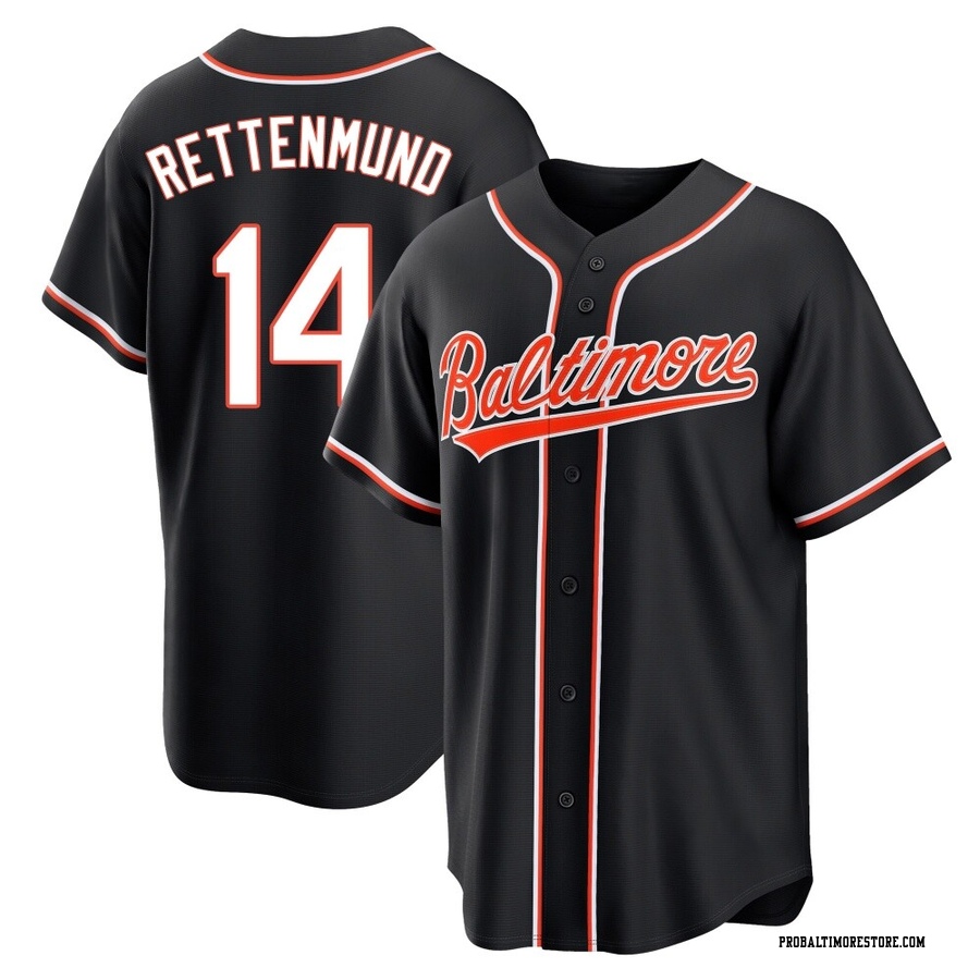Black Replica Merv Rettenmund Men's Baltimore Orioles Fashion Out Jersey