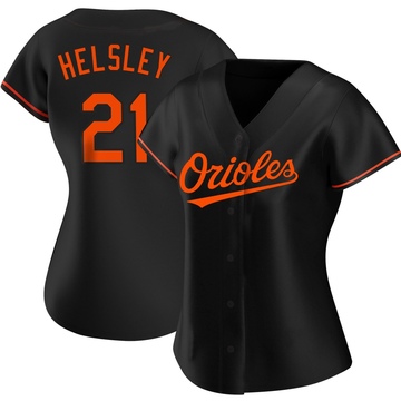 Black Replica Ryan Helsley Women's Baltimore Orioles Alternate Jersey
