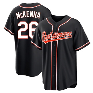 Black Replica Ryan McKenna Youth Baltimore Orioles Fashion Out Jersey