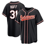 Black Replica Sam Huff Youth Baltimore Orioles Fashion Out Jersey