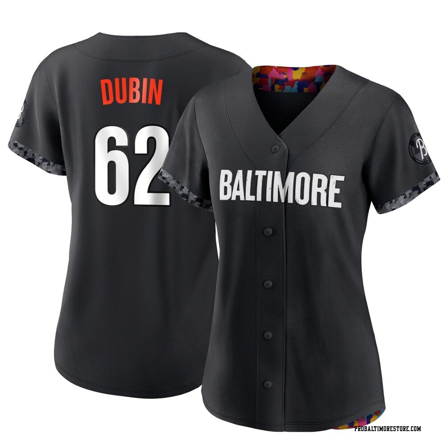 Black Replica Shawn Dubin Women's Baltimore Orioles 2023 City Connect Jersey