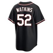 Black Replica Spenser Watkins Men's Baltimore Orioles Fashion Out Jersey
