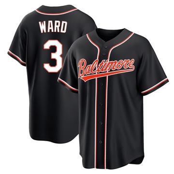 Black Replica Taylor Ward Men's Baltimore Orioles Fashion Out Jersey