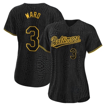 Black Replica Taylor Ward Women's Baltimore Orioles Snake Skin City Jersey