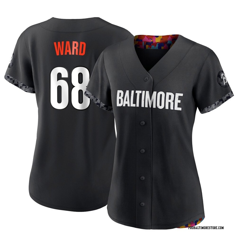 Black Replica Thaddeus Ward Women's Baltimore Orioles 2023 City Connect Jersey