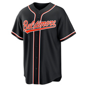 Black Replica Tippy Martinez Men's Baltimore Orioles Fashion Out Jersey