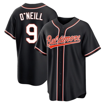 Black Replica Tyler O'Neill Youth Baltimore Orioles Fashion Out Jersey