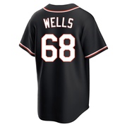 Black Replica Tyler Wells Youth Baltimore Orioles Fashion Out Jersey