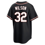Black Replica Weston Wilson Men's Baltimore Orioles Fashion Out Jersey