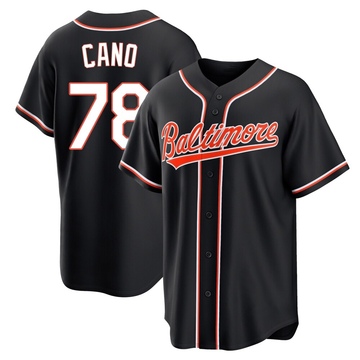 Black Replica Yennier Cano Men's Baltimore Orioles Fashion Out Jersey