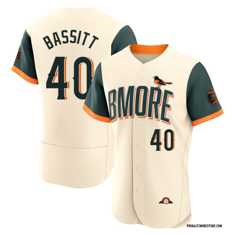 Cream Authentic Chris Bassitt Men's Baltimore Orioles 2026 City Connect Stadium Jersey