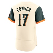Cream Authentic Colton Cowser Men's Baltimore Orioles 2026 City Connect Stadium Jersey