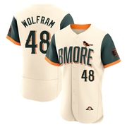 Cream Authentic Grant Wolfram Men's Baltimore Orioles 2026 City Connect Stadium Jersey