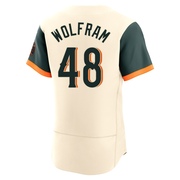 Cream Authentic Grant Wolfram Men's Baltimore Orioles 2026 City Connect Stadium Jersey