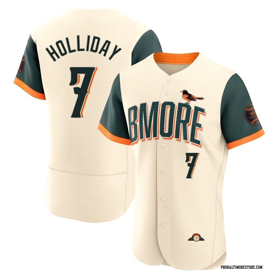 Cream Authentic Jackson Holliday Men's Baltimore Orioles 2026 City Connect Stadium Jersey