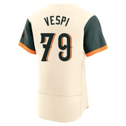 Cream Authentic Nick Vespi Men's Baltimore Orioles 2026 City Connect Stadium Jersey