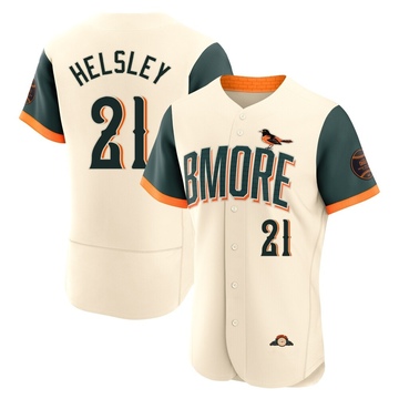 Cream Authentic Ryan Helsley Men's Baltimore Orioles 2026 City Connect Stadium Jersey