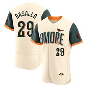 Cream Authentic Samuel Basallo Men's Baltimore Orioles 2026 City Connect Stadium Jersey