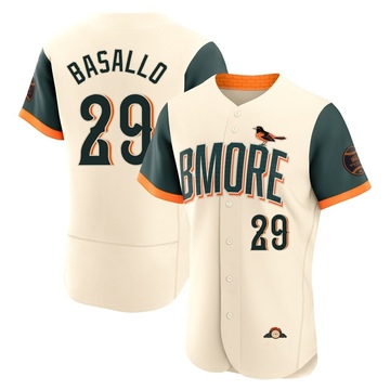 Cream Authentic Samuel Basallo Men's Baltimore Orioles 2026 City Connect Stadium Jersey