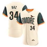 Cream Authentic Shane Baz Men's Baltimore Orioles 2026 City Connect Stadium Jersey