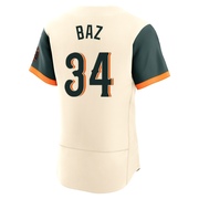 Cream Authentic Shane Baz Men's Baltimore Orioles 2026 City Connect Stadium Jersey