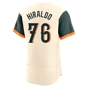 Cream Authentic Yaramil Hiraldo Men's Baltimore Orioles 2026 City Connect Stadium Jersey