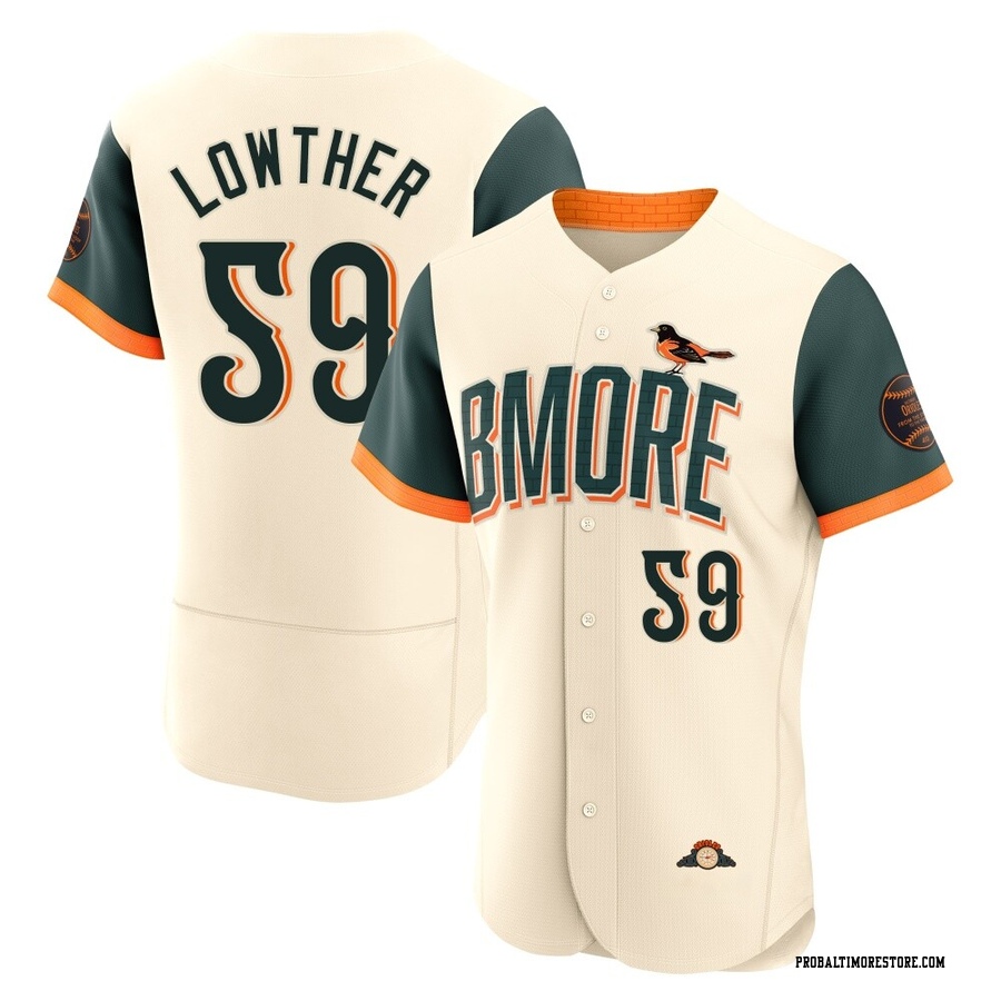Cream Authentic Zac Lowther Men's Baltimore Orioles 2026 City Connect Stadium Jersey