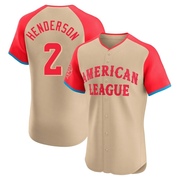Cream Elite Gunnar Henderson Men's Baltimore Orioles American League 2024 All-Star Game Jersey