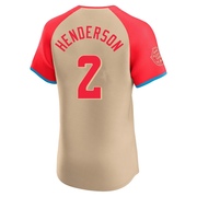 Cream Elite Gunnar Henderson Men's Baltimore Orioles American League 2024 All-Star Game Jersey