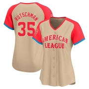 Cream Limited Adley Rutschman Women's Baltimore Orioles American League 2024 All-Star Game Jersey