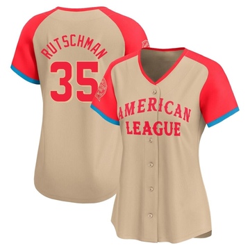 Cream Limited Adley Rutschman Women's Baltimore Orioles American League 2024 All-Star Game Jersey