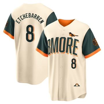 Cream Limited Andy Etchebarren Men's Baltimore Orioles 2026 City Connect Stadium Jersey