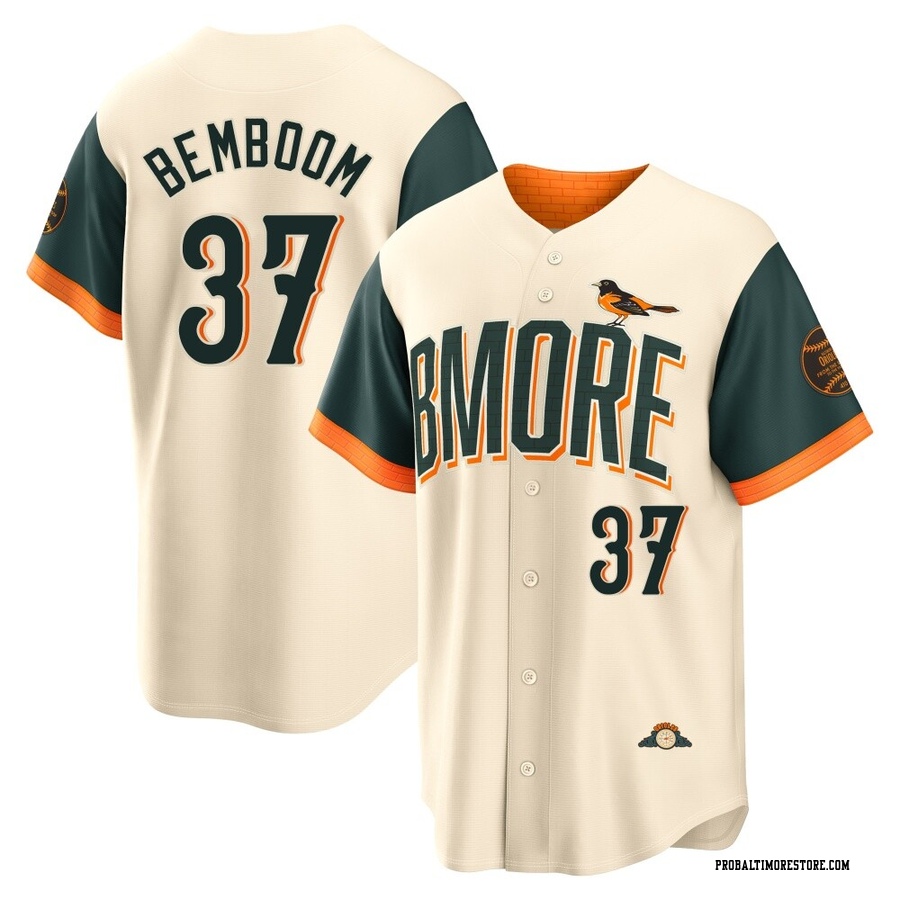 Cream Limited Anthony Bemboom Men's Baltimore Orioles 2026 City Connect Stadium Jersey