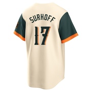 Cream Limited Bj Surhoff Men's Baltimore Orioles 2026 City Connect Stadium Jersey