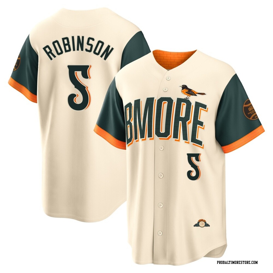 Cream Limited Brooks Robinson Men's Baltimore Orioles 2026 City Connect Stadium Jersey
