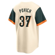 Cream Limited Cade Povich Youth Baltimore Orioles 2026 City Connect Stadium Jersey