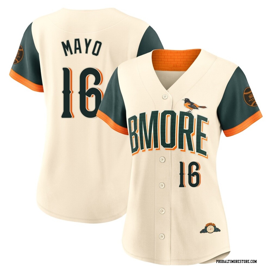 Cream Limited Coby Mayo Women's Baltimore Orioles 2026 City Connect Stadium Jersey