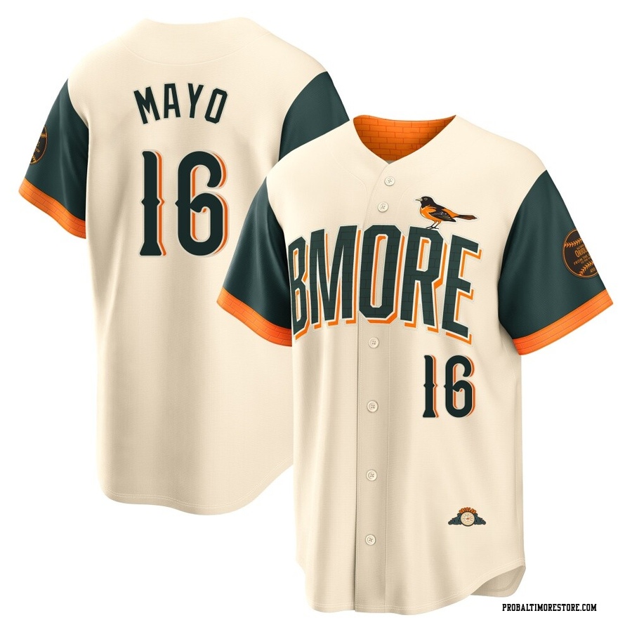 Cream Limited Coby Mayo Youth Baltimore Orioles 2026 City Connect Stadium Jersey