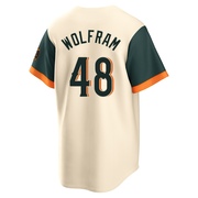 Cream Limited Grant Wolfram Youth Baltimore Orioles 2026 City Connect Stadium Jersey