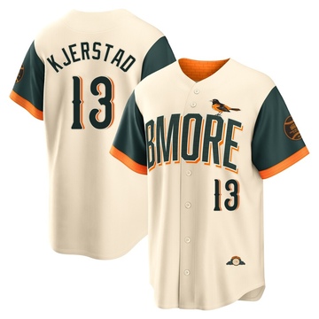 Cream Limited Heston Kjerstad Youth Baltimore Orioles 2026 City Connect Stadium Jersey