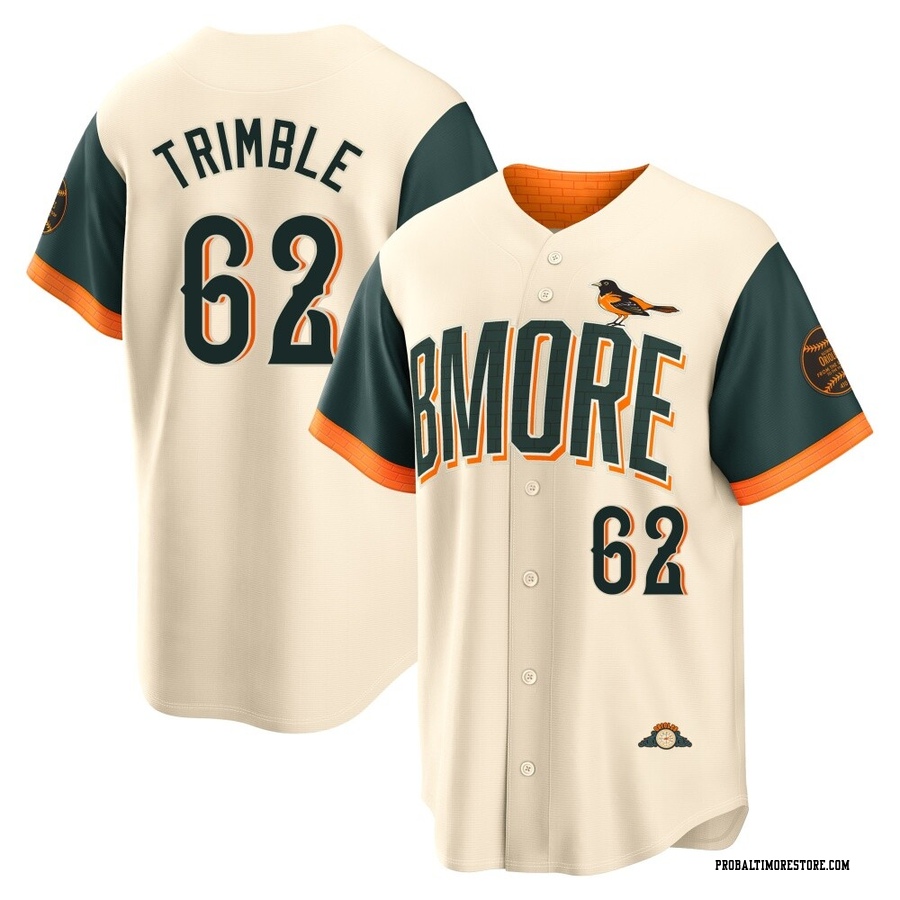 Cream Limited Reed Trimble Men's Baltimore Orioles 2026 City Connect Stadium Jersey