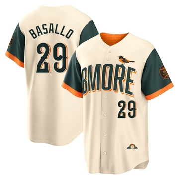 Cream Limited Samuel Basallo Youth Baltimore Orioles 2026 City Connect Stadium Jersey