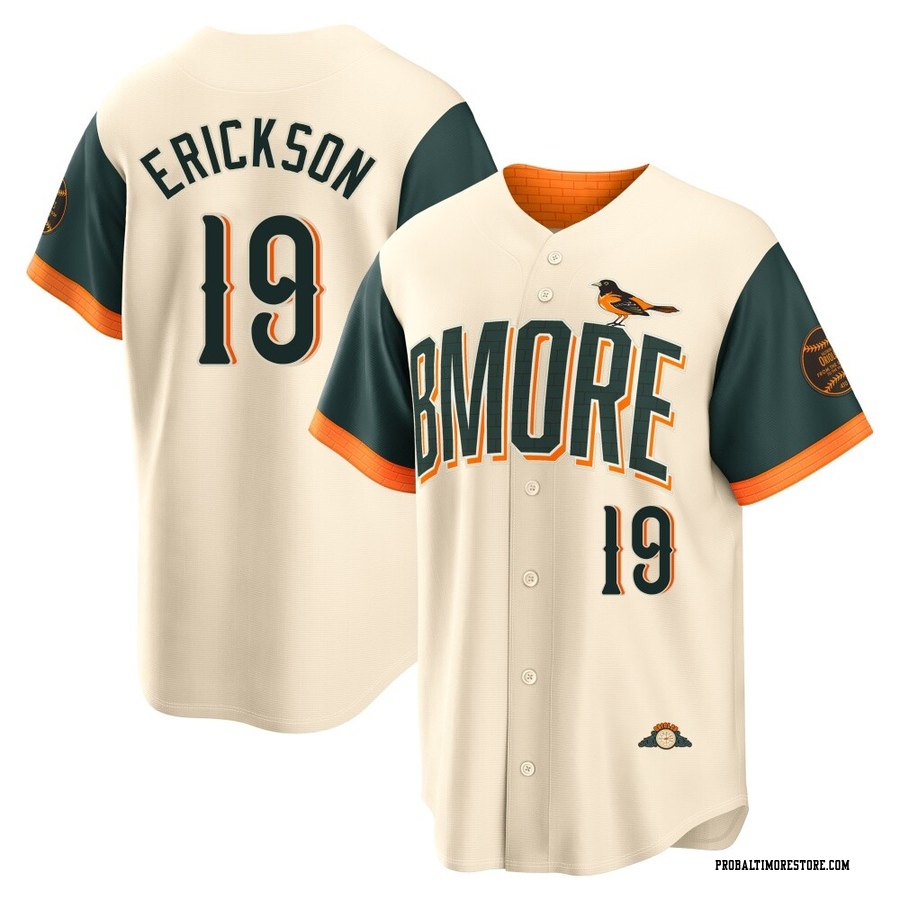 Cream Limited Scott Erickson Youth Baltimore Orioles 2026 City Connect Stadium Jersey