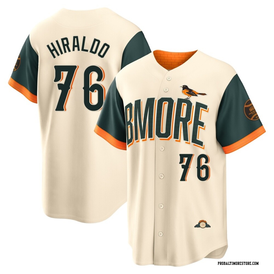 Cream Limited Yaramil Hiraldo Men's Baltimore Orioles 2026 City Connect Stadium Jersey
