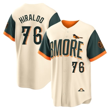 Cream Limited Yaramil Hiraldo Youth Baltimore Orioles 2026 City Connect Stadium Jersey
