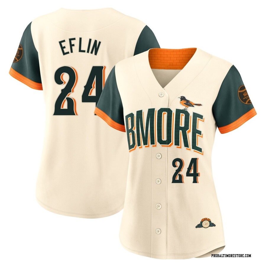 Cream Limited Zach Eflin Women's Baltimore Orioles 2026 City Connect Stadium Jersey