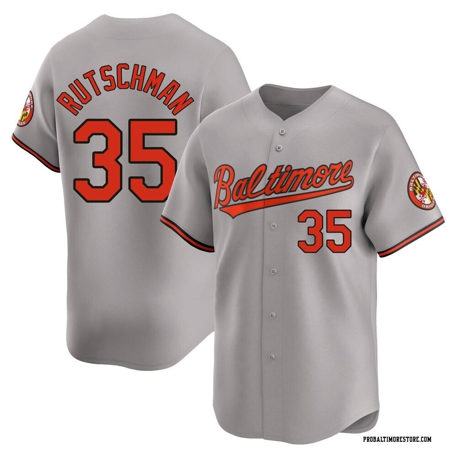 Gray Limited Adley Rutschman Men's Baltimore Orioles Road Jersey