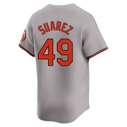 Gray Limited Albert Suarez Men's Baltimore Orioles Road Jersey