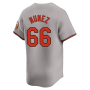 Gray Limited Anthony Nunez Men's Baltimore Orioles Road Jersey